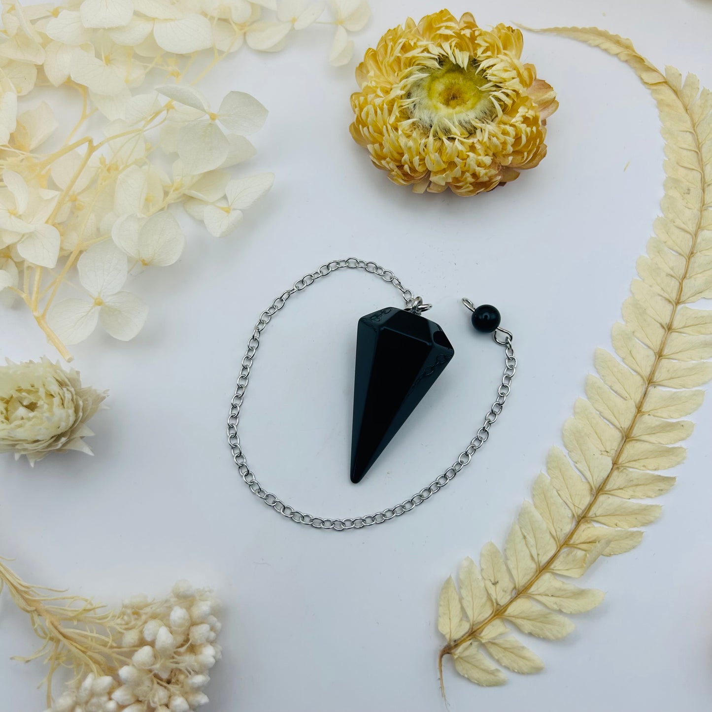 Black Agate Pendulum