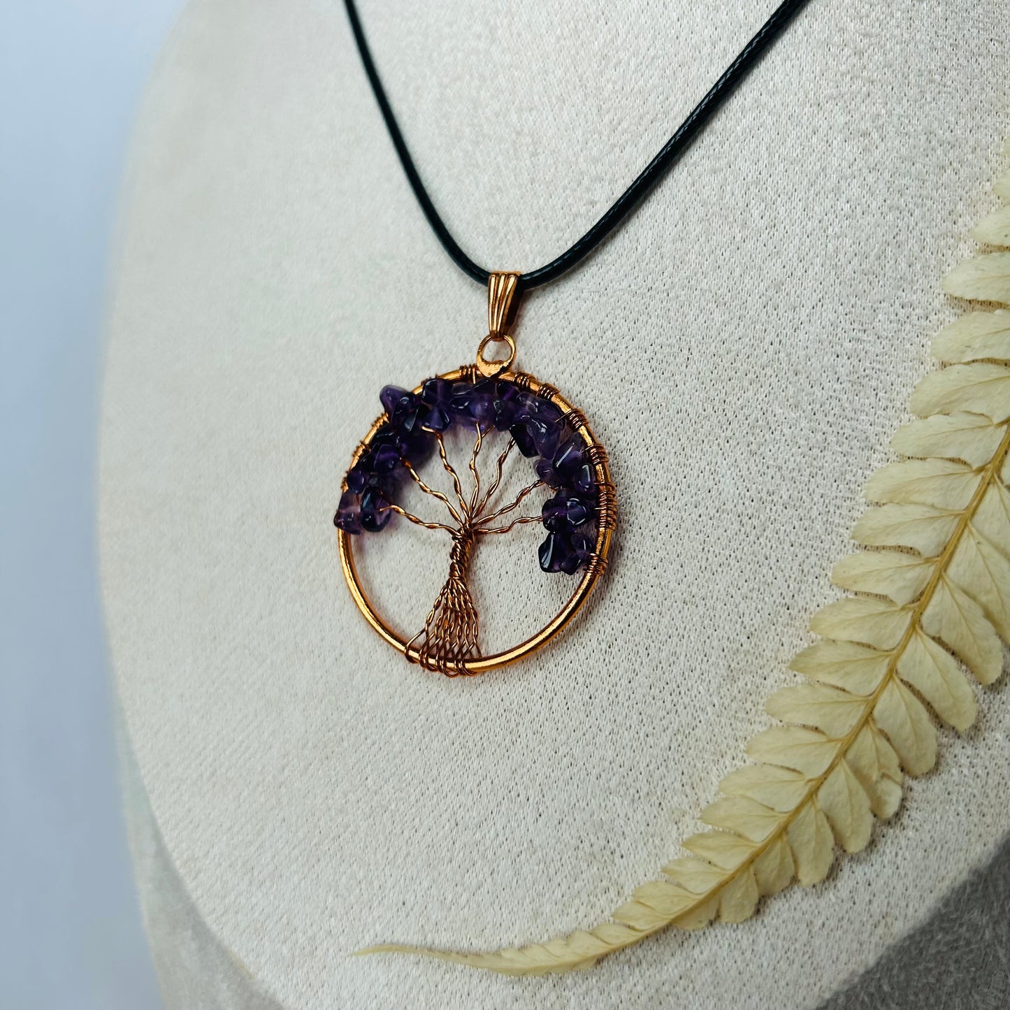 Amethyst Tree of Life Pendant