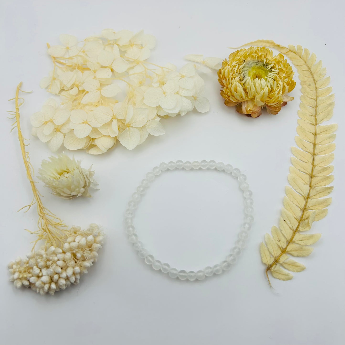 Bracelet Sélénite (4 mm)