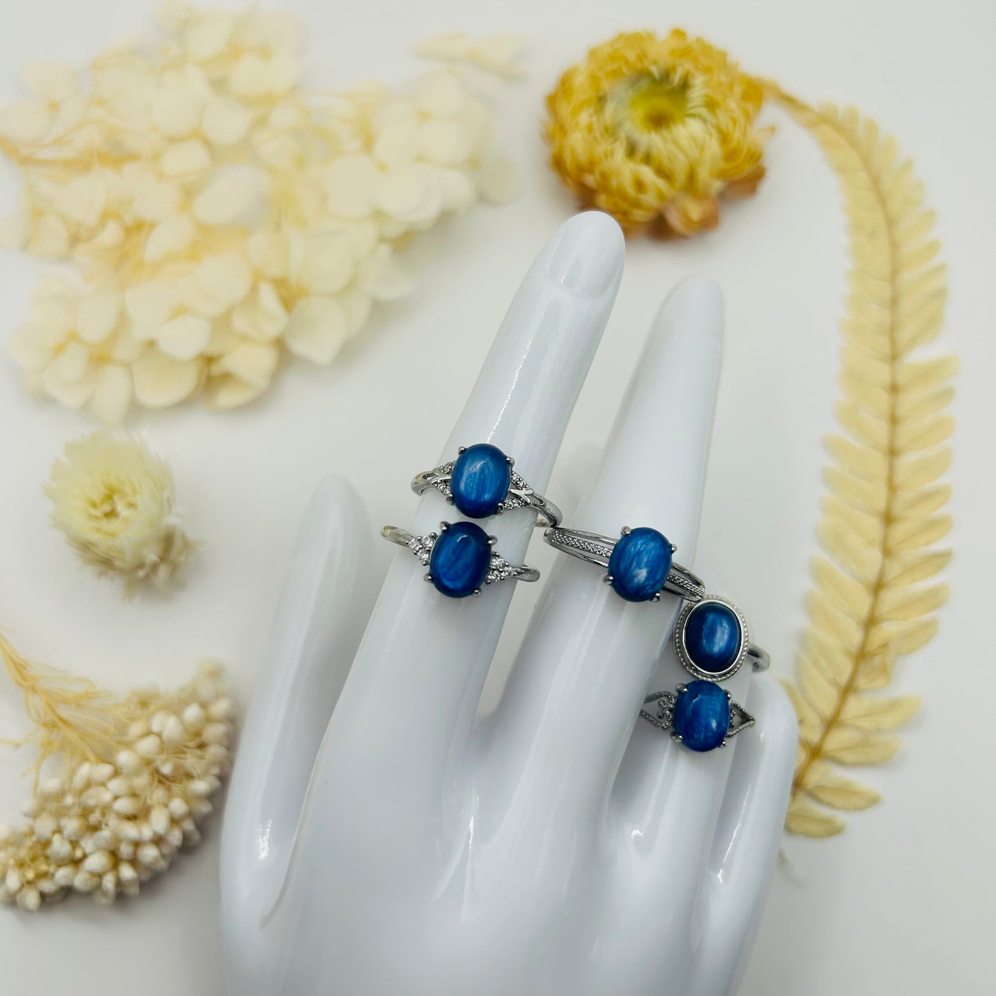 AAA Kyanite Silver Ring (TR)