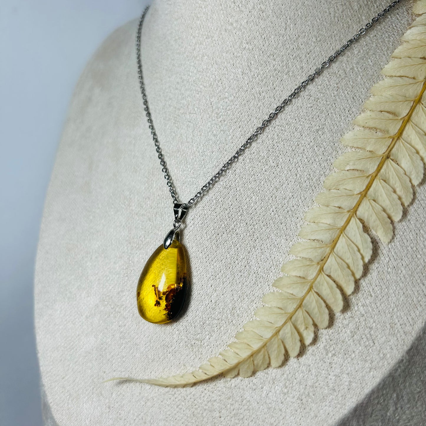 AA Yellow Amber Pendant