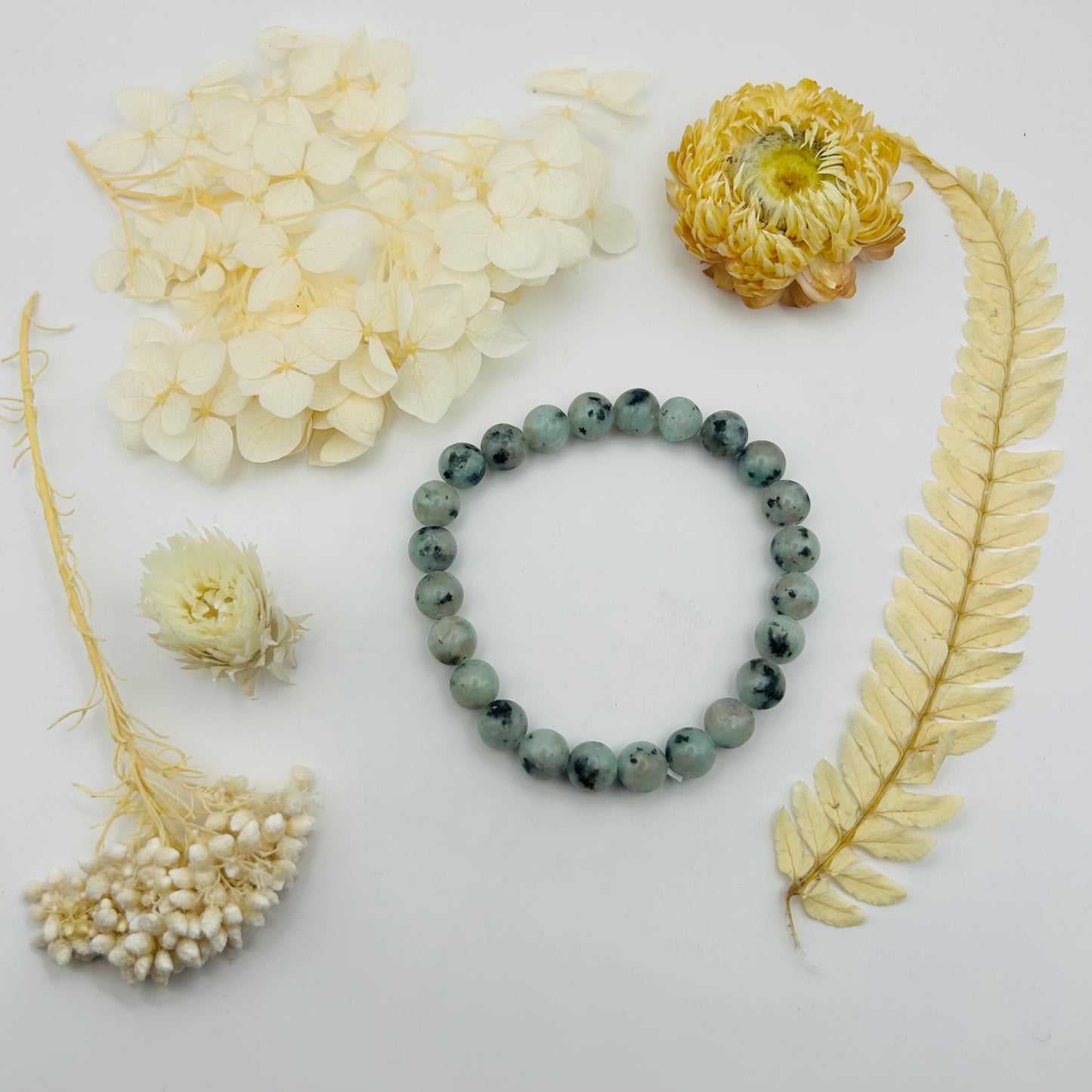 Kiwi Jasper Bracelet (8 mm)