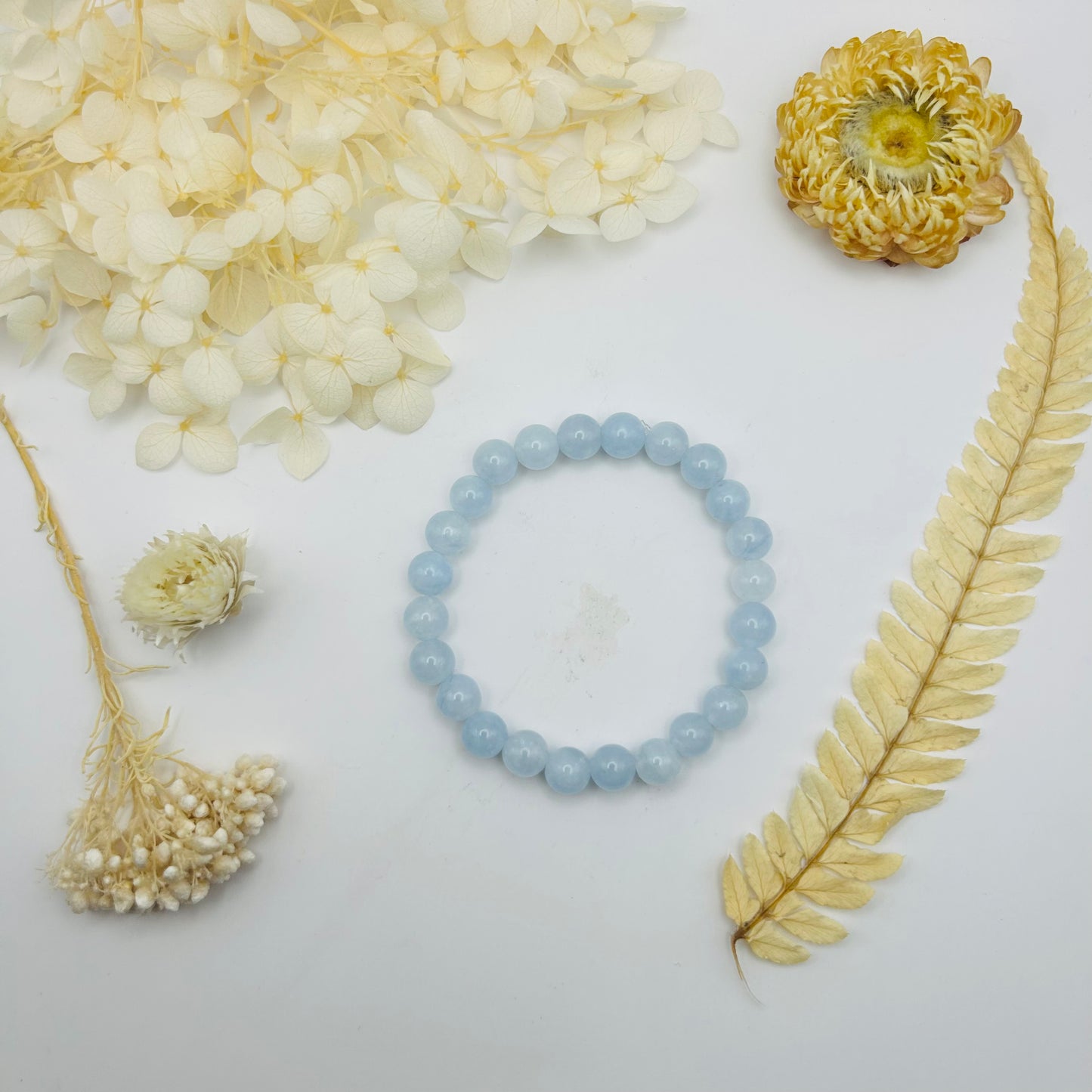 Bracelet Aigue-Marine (8 mm)