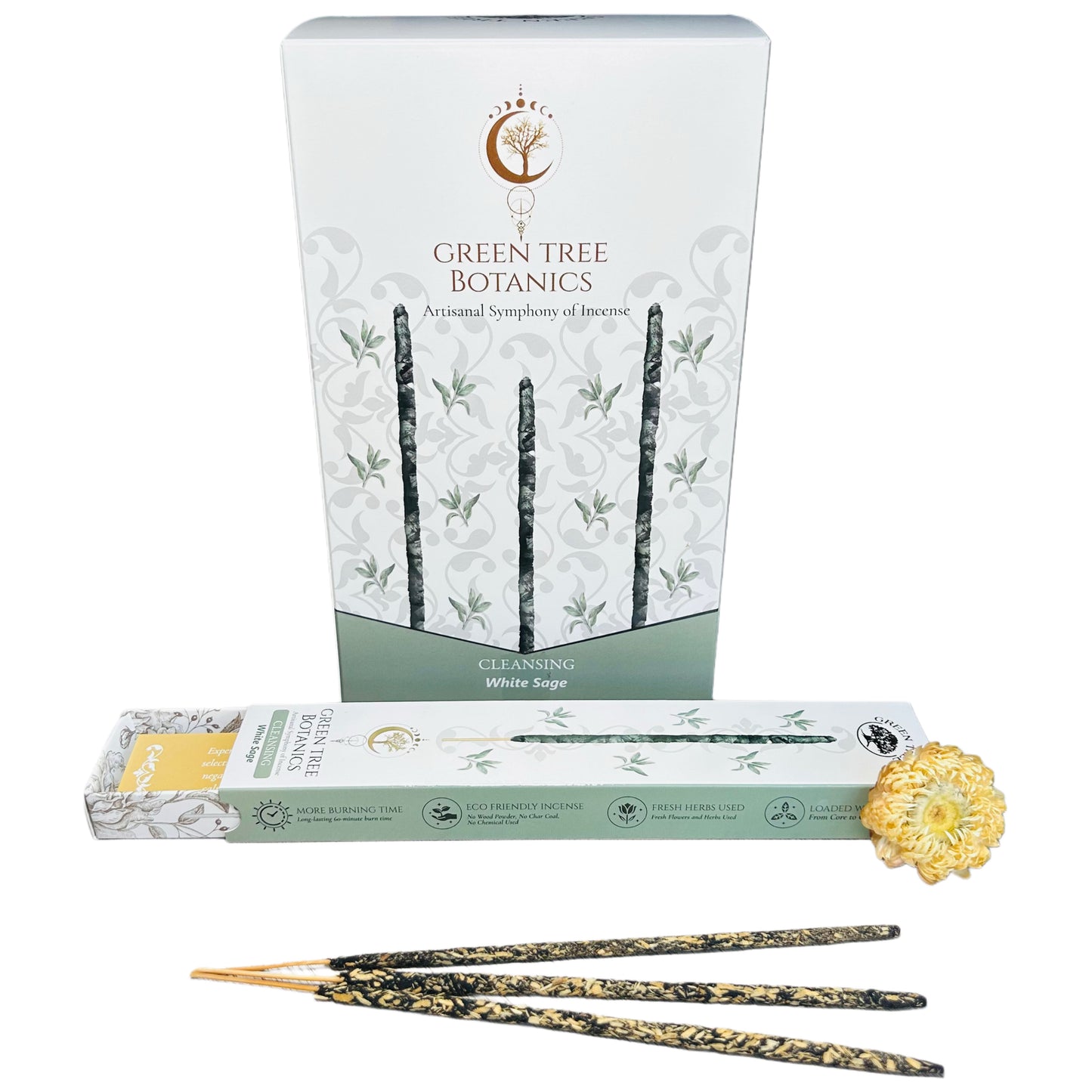 Encens naturel « Sauge Blanche » (Green Tree Botanics)