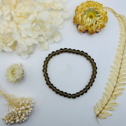 AA Smoky Quartz Bracelet (6mm)