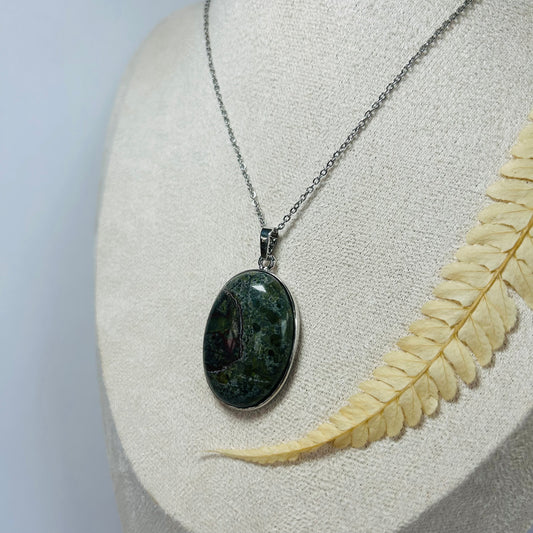 Pendentif Jaspe Sang de Dragon