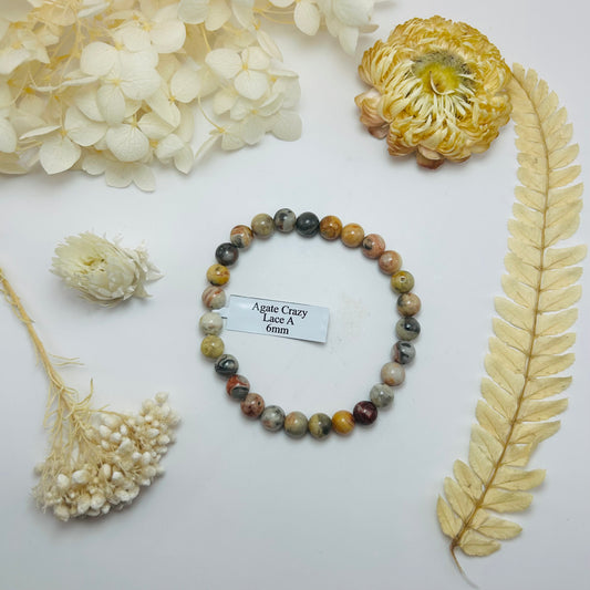 Bracelet Agate Crazy Lace A (6 mm)