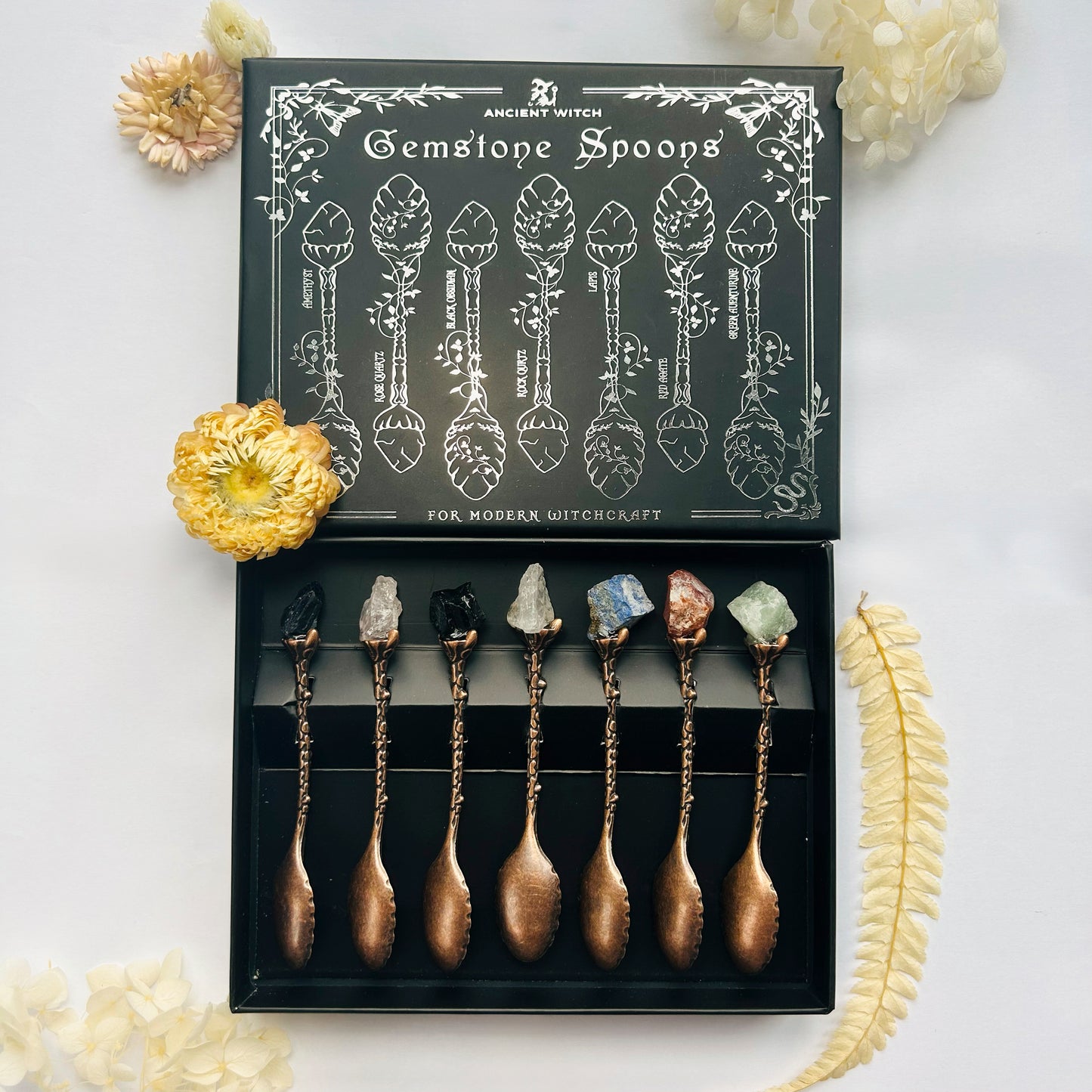 Set of 7 Witch Spoons