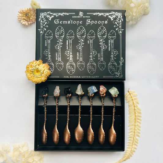 Set of 7 Witch Spoons