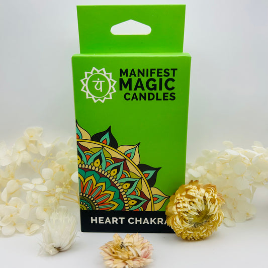 Heart Chakra Candles (pack)