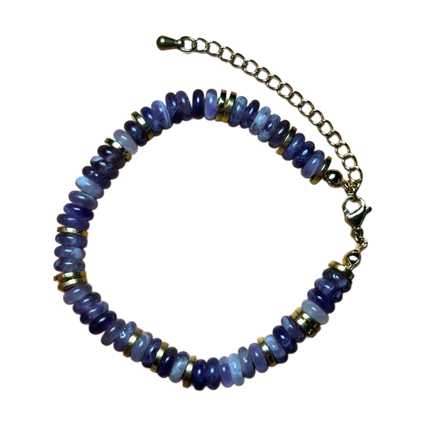 Bracelet Doré pour Femme en Pierres Naturelles A