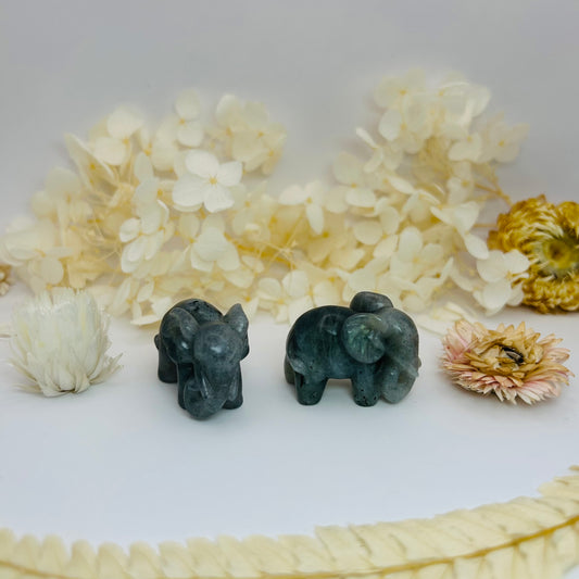 Labradorite Elephant (small)