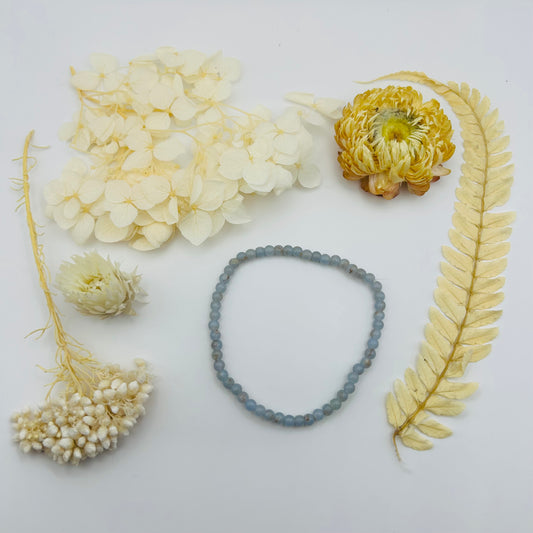 Angelite Bracelet (4 mm)