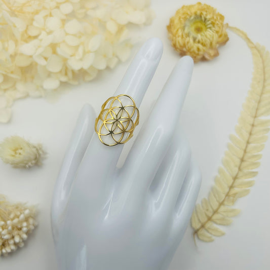 Seed of Life Ring (gold)