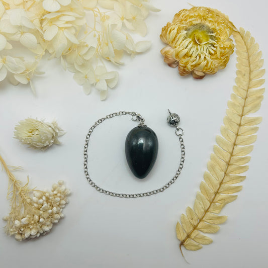 Pendule Hématite (argenté)