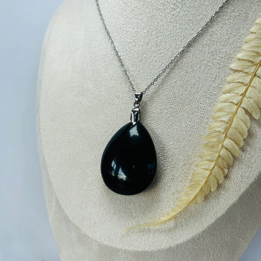 Celestial Eye Obsidian Pendant (Large)