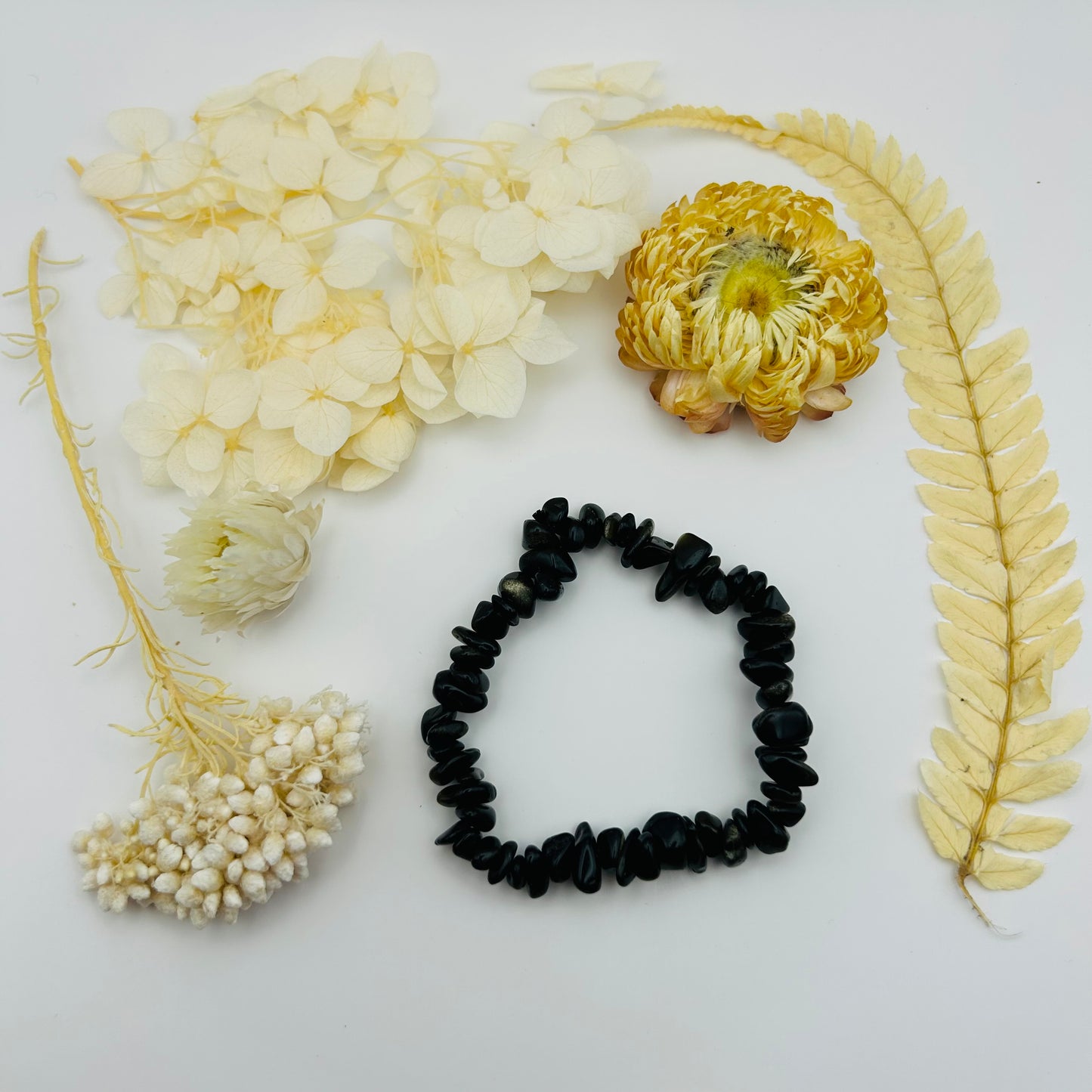 Baroque Golden Obsidian Bracelet
