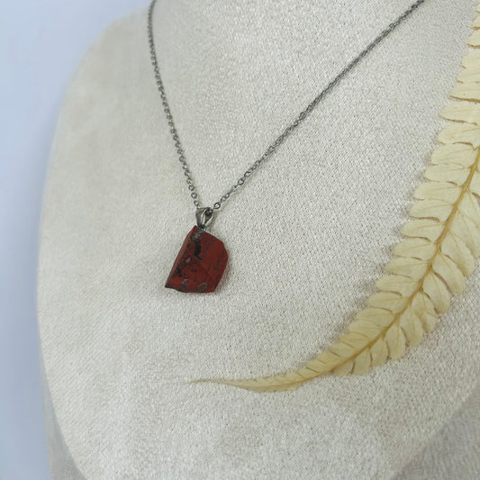 Red Jasper Pendant (AA) - Raw