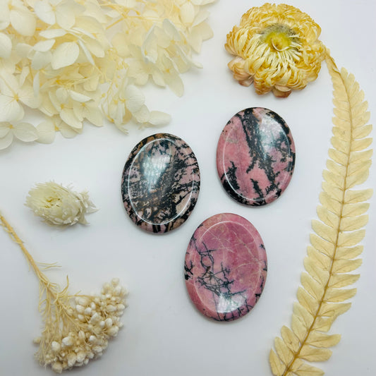 Galet anti-stress en Rhodonite A