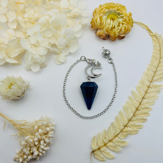 Lapis Lazuli Pendulum (Silver)