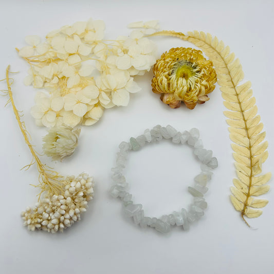 White Jade Baroque Bracelet