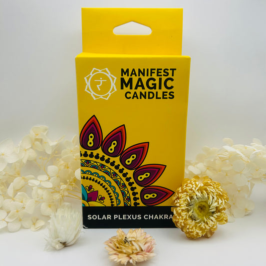 Solar Plexus Chakra Candles (pack)