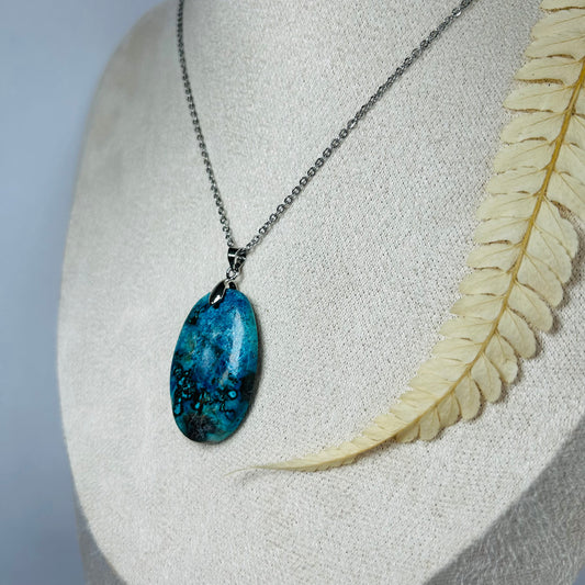 Shattuckite Pendant