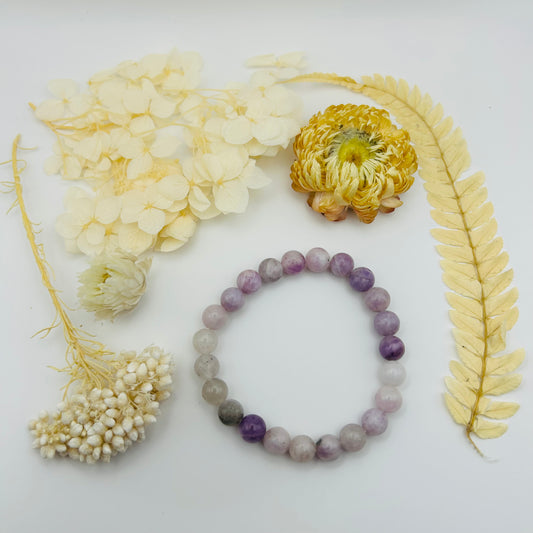 Lepidolite Bracelet (8 mm)
