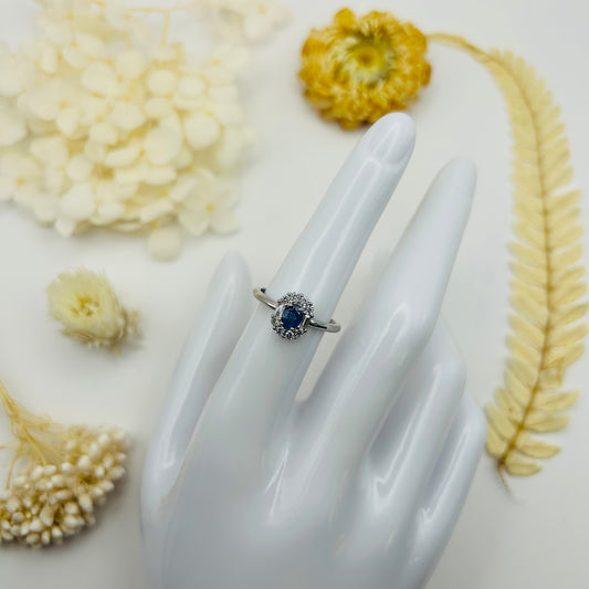AAA Sapphire Silver Ring (TR)