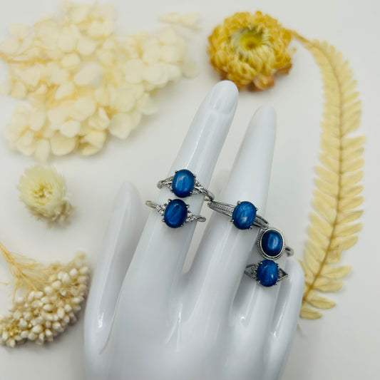 AAA Kyanite Silver Ring (TR)