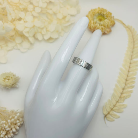 Cross Ring (silver) Size 58
