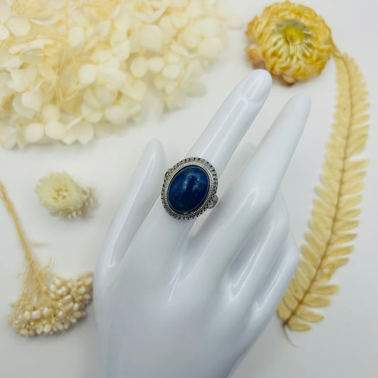 Bague argentée Lapis Lazuli (T.58)