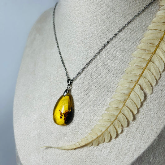 AA Yellow Amber Pendant