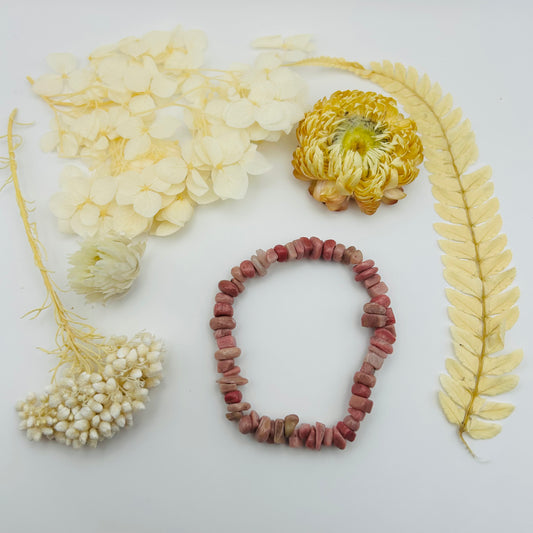 Baroque Rhodonite Bracelet