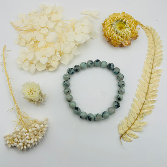 Kiwi Jasper Bracelet (8 mm)