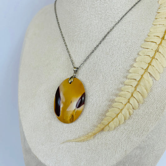 Mokaite Jasper Pendant