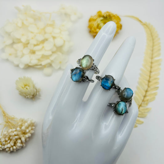 AA Labradorite Silver Ring (TR)