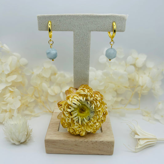 Mini Hoops - Aquamarine