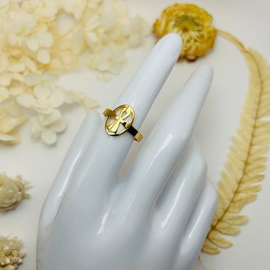 Ankh Cross Ring (Gold)