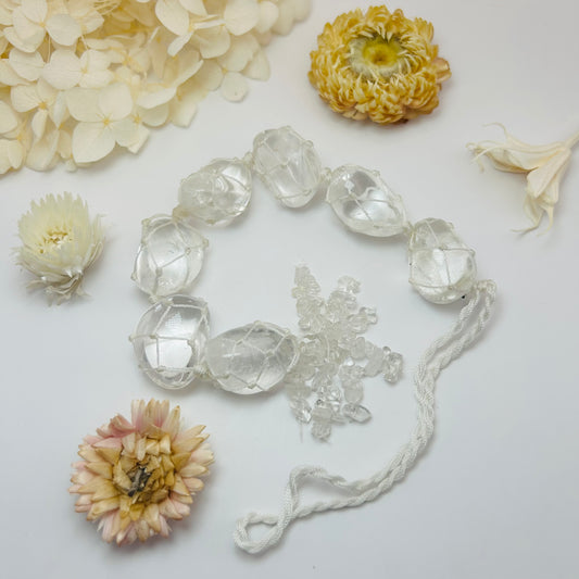 Rock Crystal Cord for Hanging