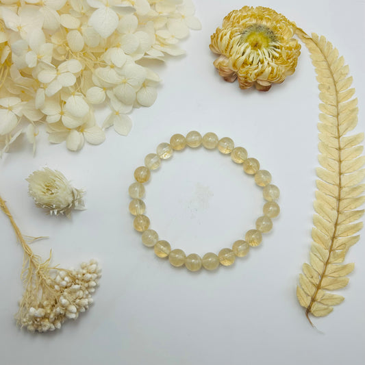 Bracelet Citrine chauffée (8 mm)