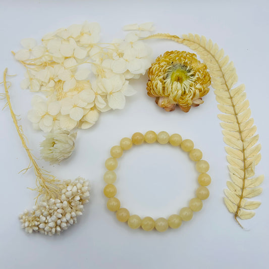 Yellow Calcite Bracelet (8 mm)