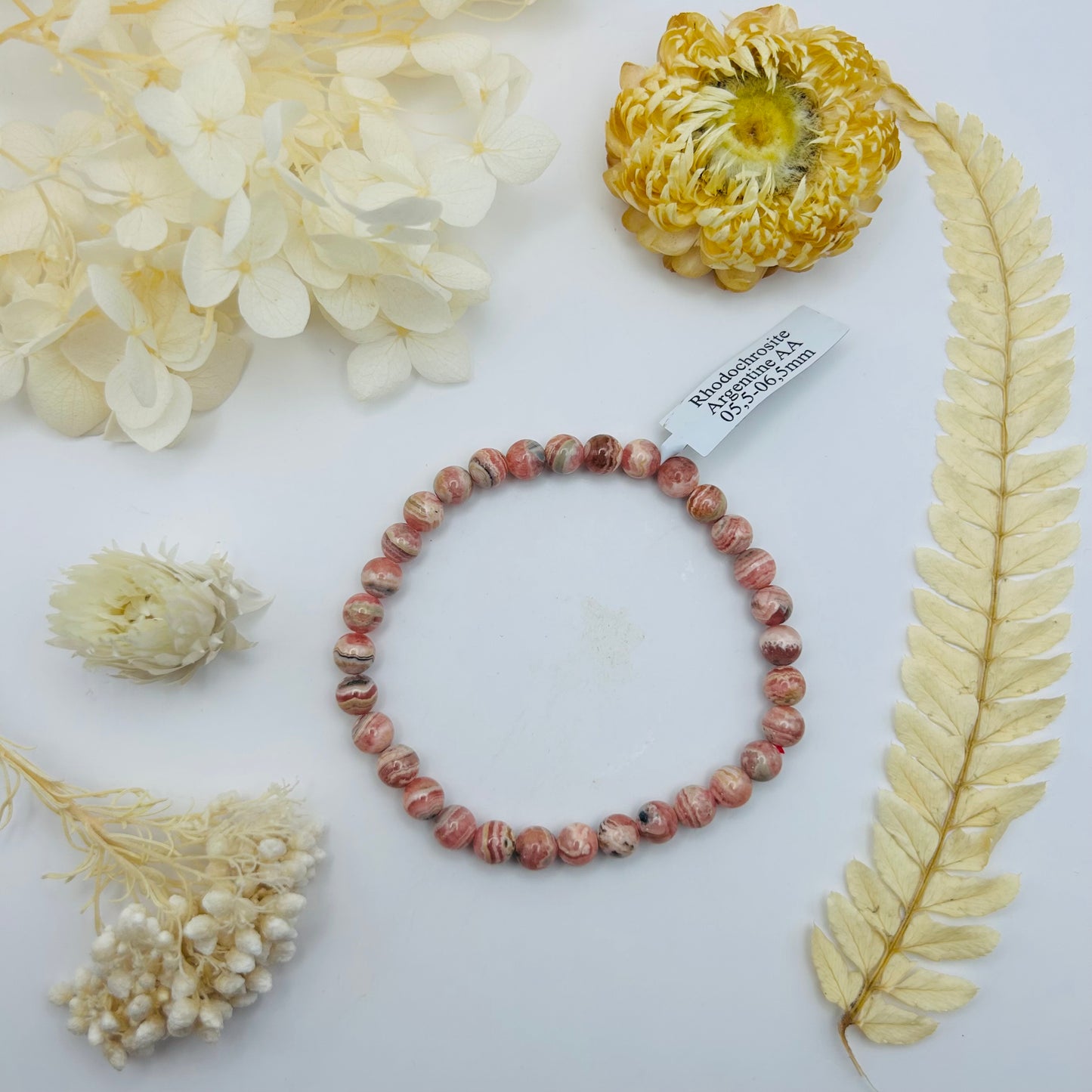 AA Rhodochrosite Bracelet (6 mm)