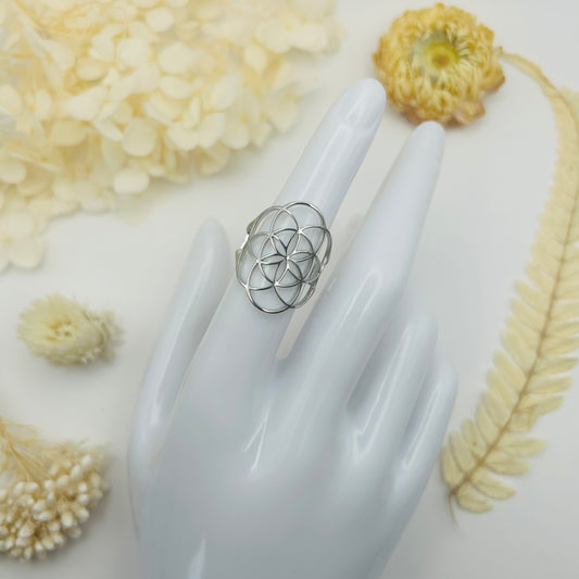 Seed of Life Ring (silver)