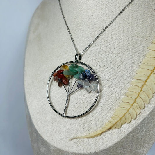 7 Chakra Tree of Life Pendant (large)