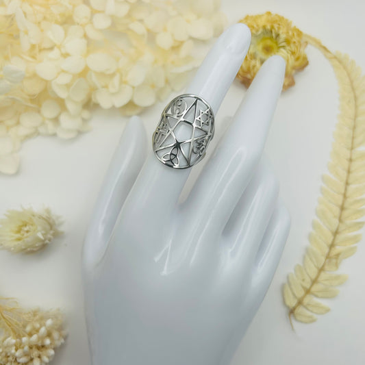 Pentagram Ring (Silver)