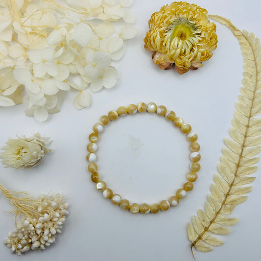 AAA Trochus Shell Bracelet (6 mm)