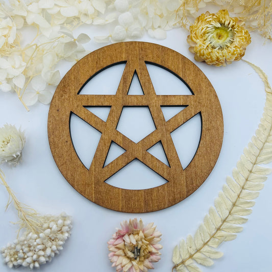 Wooden pentacle