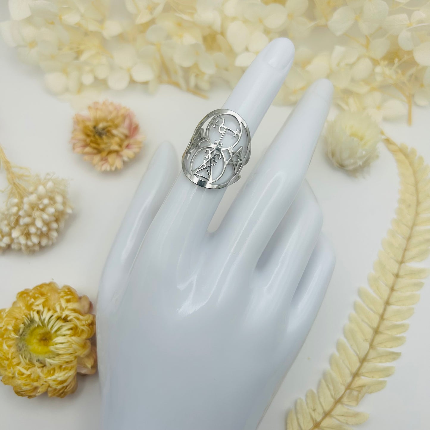 Seal of Lilith/Lucifer Ring (Silver)