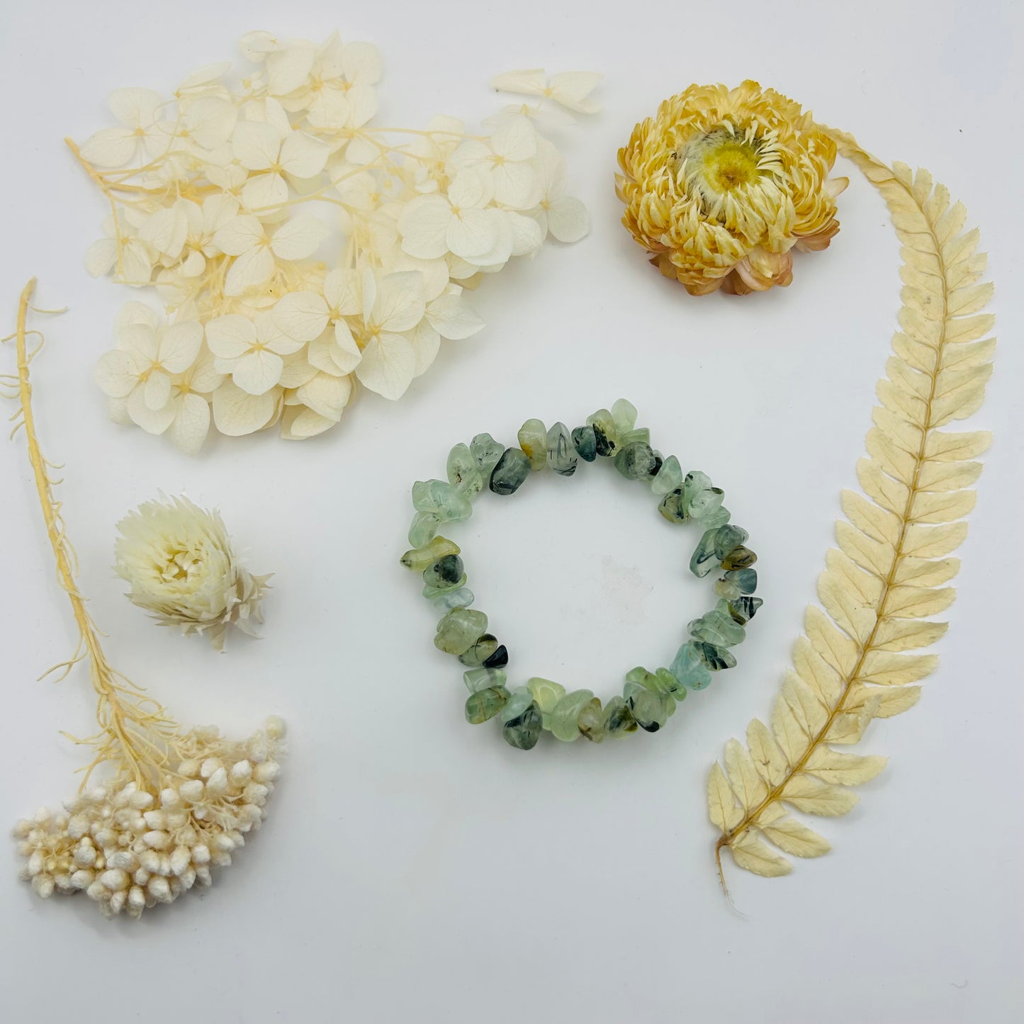 Baroque Prehnite Bracelet
